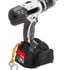 battery holder for tool lanyards