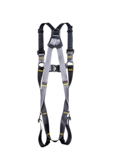 RGH2 safety harness with fast fit connectors_rear view