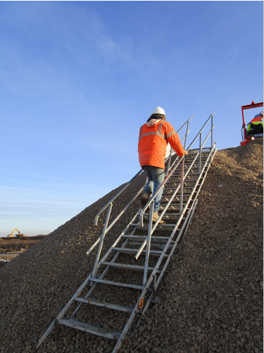 adjustable site stair
