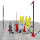 PORTABLE LIFELINE SYSTEM FOR WORK RESTRAINT