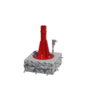 ANCHORED SOCKET FOR TEMPORARY WORK RESTRAINT SYSTEM