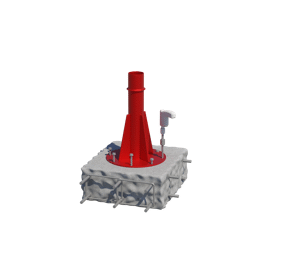 ANCHORED SOCKET FOR TEMPORARY WORK RESTRAINT SYSTEM