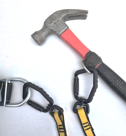 TOOL LANYARD WITH TWO CONNECTORS