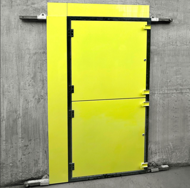 lift shaft fall protection door