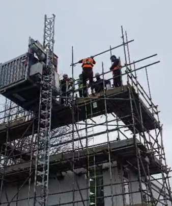 fall protection training for construction hoists