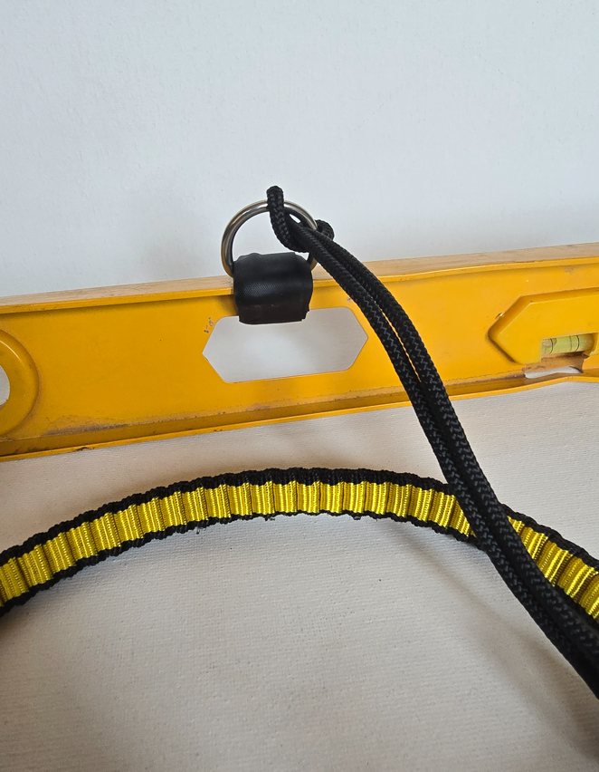 tool lanyard on spirit level