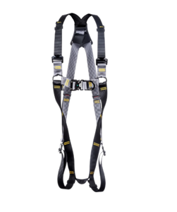 ridge gear rgh2 safety harness with fast-fit connectors - front view