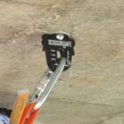 scissorsafe cast-in anchor for fall protection