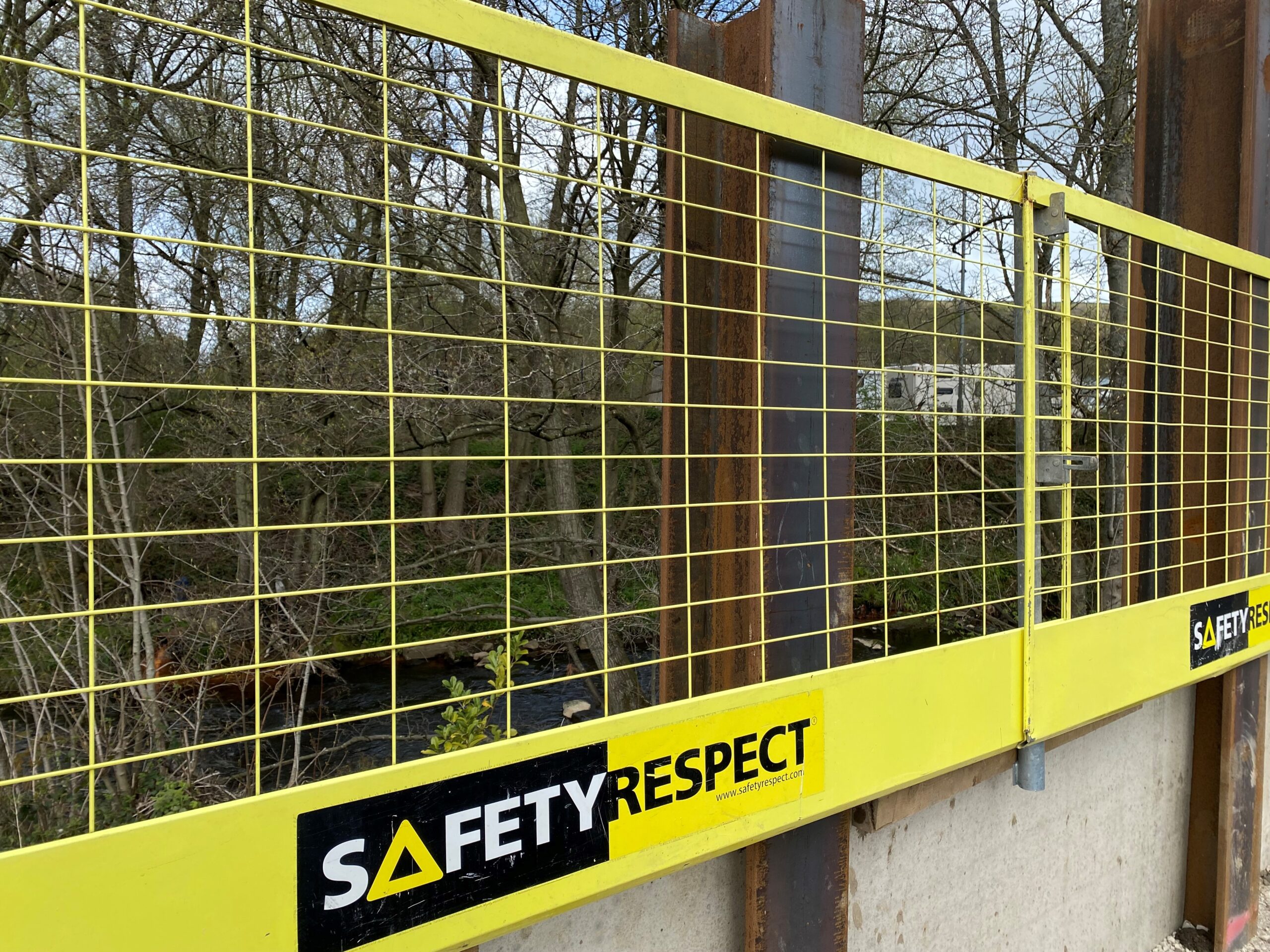 temporary edge protection clamp system