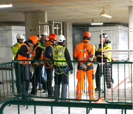 working at height rescue training briefing
